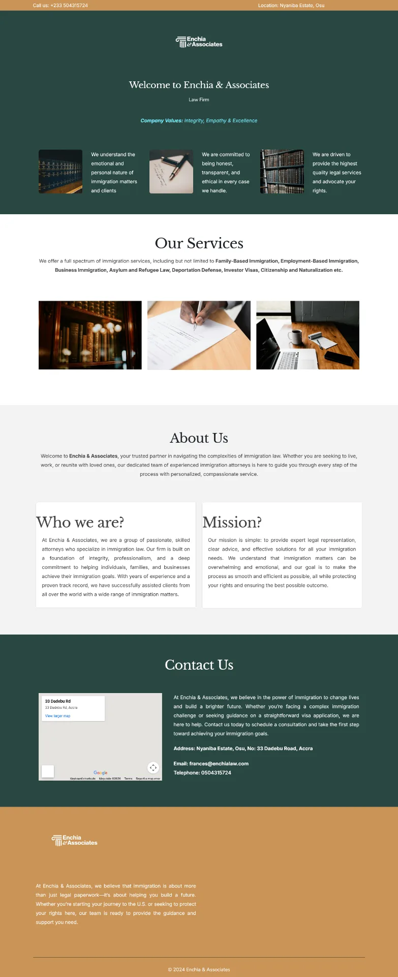 Enchia & Associates — Legal · Web